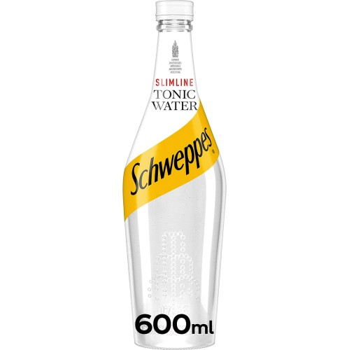 Schweppes Slimline Tonic Water Glass Bottle (600ml) Compare Prices