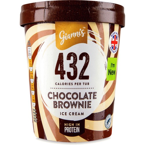 Gianni s Chocolate Brownie Ice Cream 450ml Compare Prices