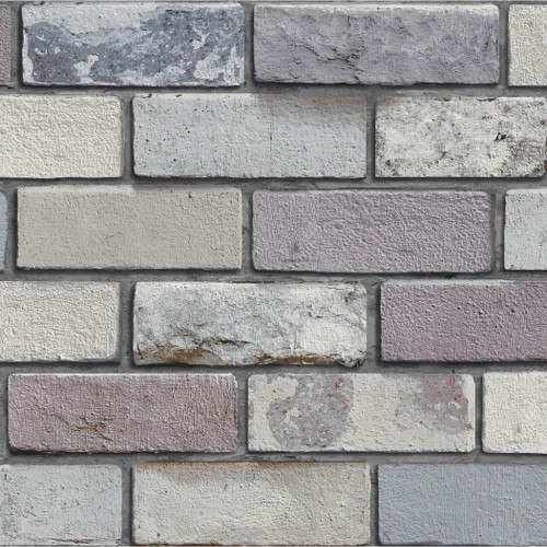 Battersea Brick Wall Effect wallpaper in neutral