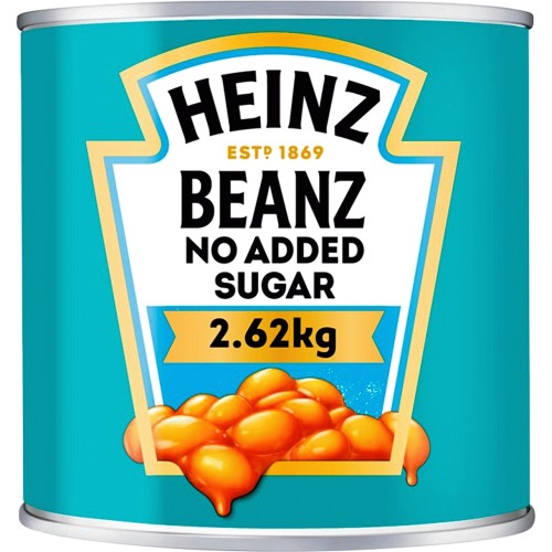 Heinz Baked Beanz No Added Sugar Family Size (2.62kg) Compare Prices