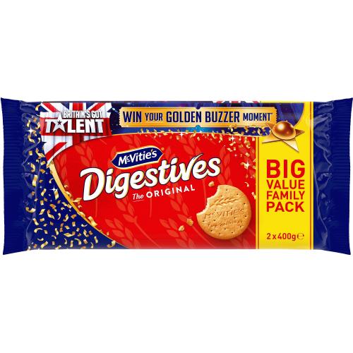 McVitie's Digestive Biscuits (2 x 400g) Compare Prices Trolley.co.uk