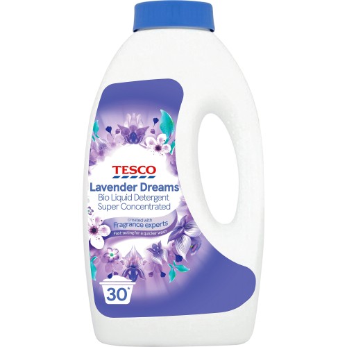 Tesco Lavender Dreams Biological Liquid Detergent Super Concentrated