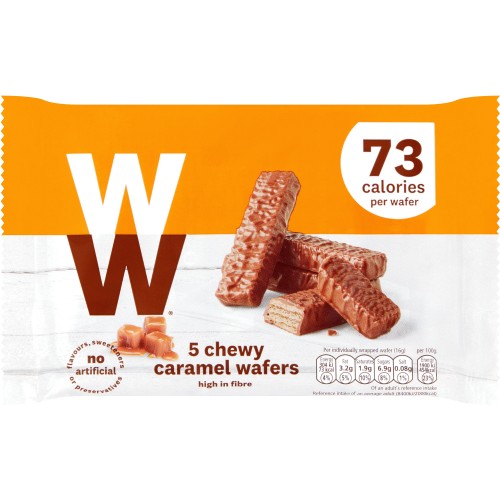 Weight Watchers Caramel Wafers x 5 92g