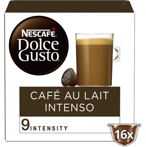 Nescafe Dolce Gusto Cafe au Lait Intenso Coffee Pods 16 Drinks