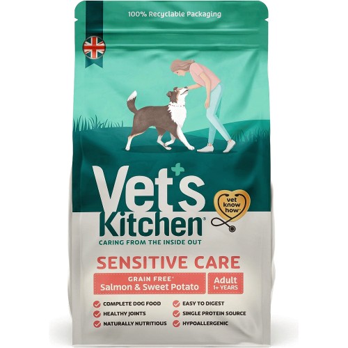 Vet's Kitchen Grain Free Adult Dry Dog Food Salmon & Sweet Potato