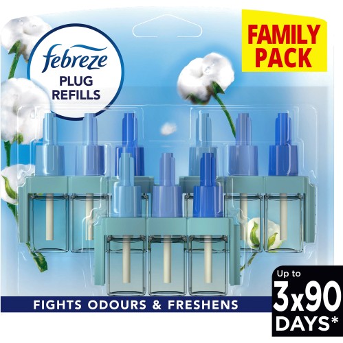 Febreze Ambi Pur 3Volution ZERO% Air Freshener Aqua Plug In Refills