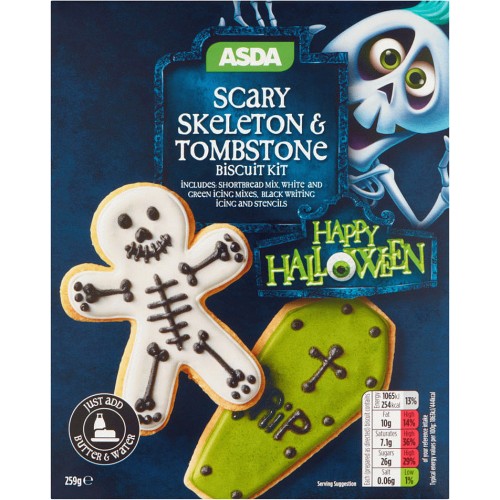 ASDA Skeleton & Tombstone Biscuit kit (259g) Compare Prices & Where