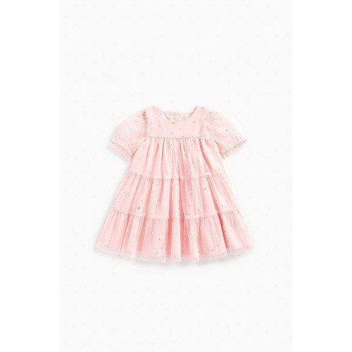 Mothercare Pink Tiered Dress Compare Prices Where To Buy Trolley