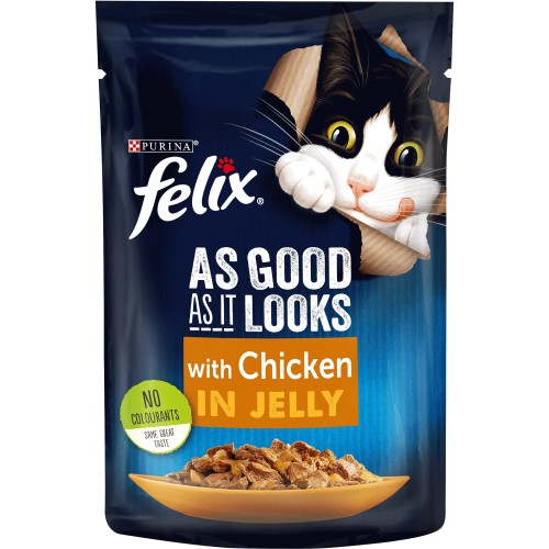 Felix As Good As It Looks Cat Food Pouch Chicken