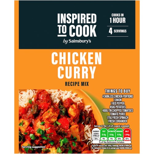 Sainsbury's Simply Cook Goan Inspired Chicken Curry Meal Kit