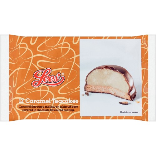 Lees' 12 Caramel Teacakes (220g) Compare Prices & Where To Buy
