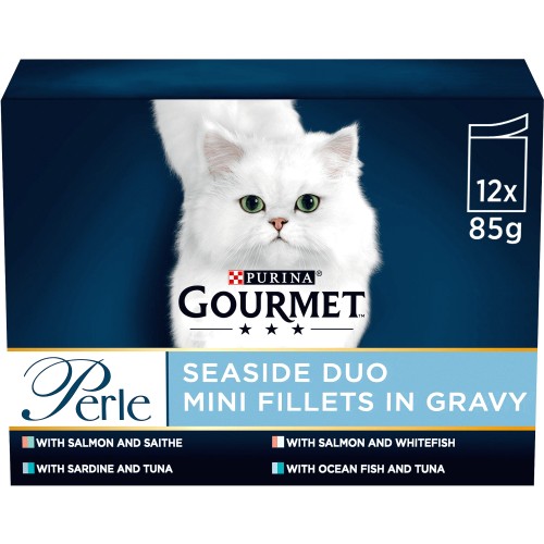 Perle Cat Food Pouches Seaside Duo