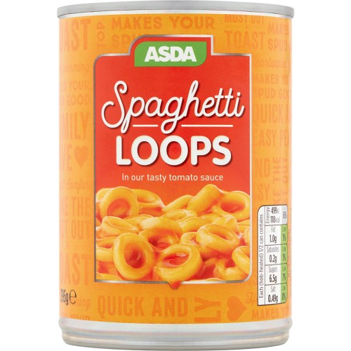 Spaghetti Loops in Tomato Sauce