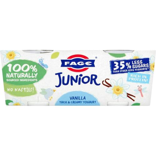FAGE Junior Vanilla Yoghurts