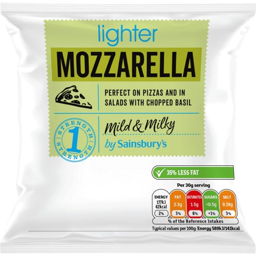 Lighter Mozzarella Cheese