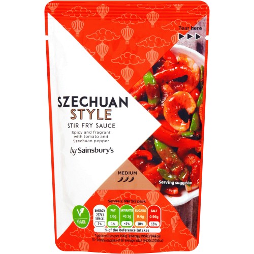 Sainsbury's Szechuan Stir Fry Sauce (120g)
