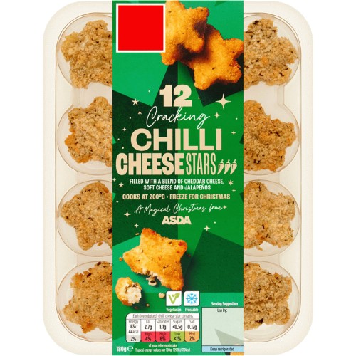ASDA 12 Cracking Chilli Cheese Stars (180g) Compare Prices & Where To