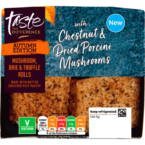 Sainsbury's Mushroom Brie & Truffle Rolls Autumn Edition Taste the