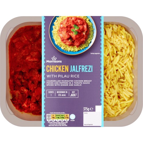 Morrisons Chicken Jalfrezi &amp; Rice (375g) - Compare Prices &amp; Where To ...