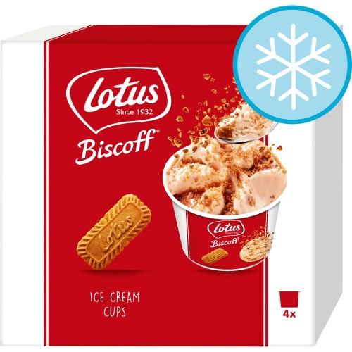 Lotus Biscoff Ice Cream Cups (4 x 80ml, 320ml) Compare Prices & Where