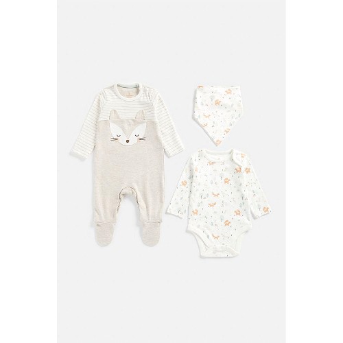 Mothercare My First Blue Baby Hats and Mitts - 2 Pack main image 0