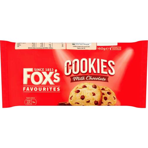 Fox's Fabulous HalfCoated Milk Chocolate Cookies (175g) Compare Prices Trolley.co.uk