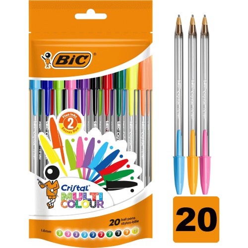 Bic Cristal Pens Multi Colour