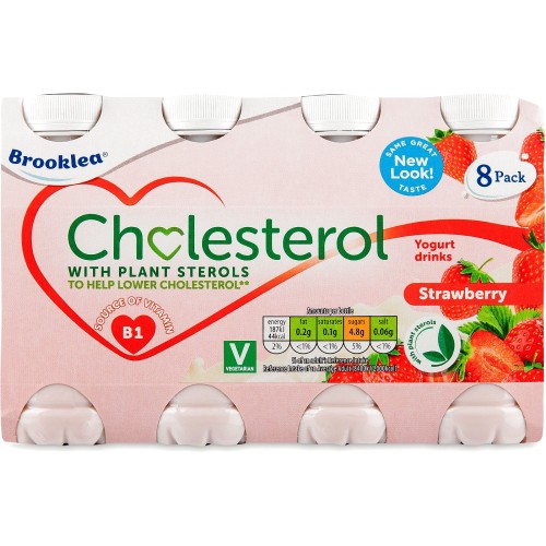 Strawberry Cholesterol Lowering Yoghurt Drink