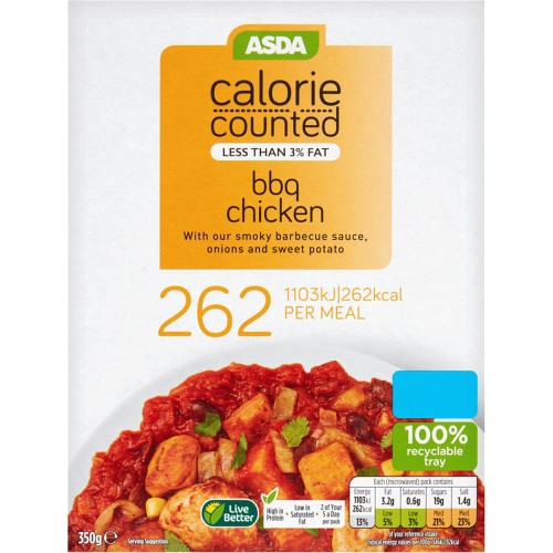 ASDA Calorie Counted BBQ Chicken (350g) Compare Prices & Where To Buy