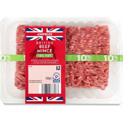 Ashfields Reduced Fat Beef Mince (500g) Compare Prices & Where To Buy