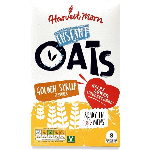 Instant Oats Golden Syrup Flavour