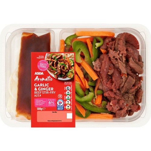 ASDA Flaming Texan Firehouse Style Beef Strips Stir Fry Kit (350g