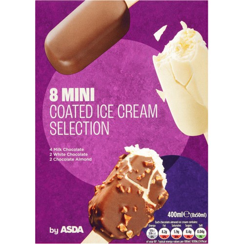 8 Assorted Mini Moments Ice Creams