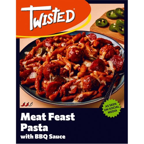 Twisted Meat Feast Pasta with BBQ Sauce (450g) Compare Prices & Where