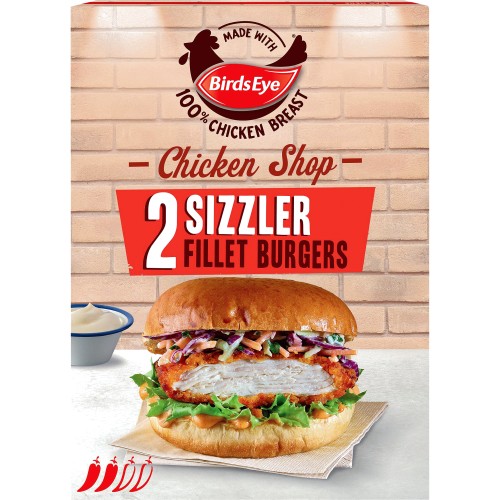 2 Chicken Shop Sizzler Fillet Burgers