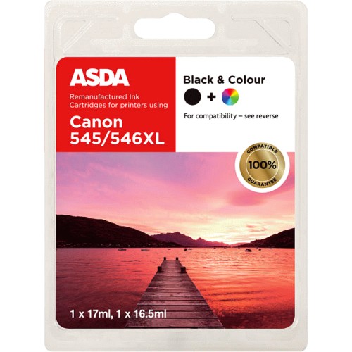 Tesco Remanufactured Canon PG-545 XL Black Ink Cartridge - Tesco