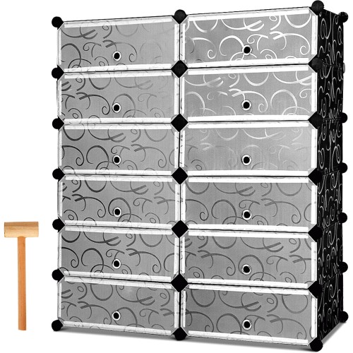 Black shoe organizer sales