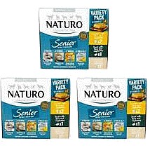 Naturo Natural Pet Food Variety Pack with Brown Rice Senior 8+ Years