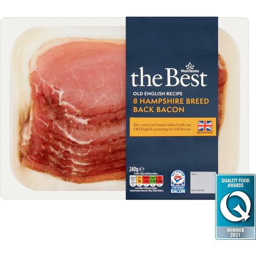 Morrisons The Best Dry Cured Unsmoked Back Bacon - Morrisons Online