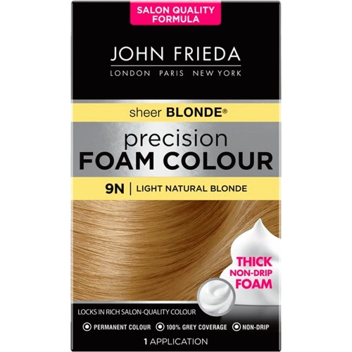 John Frieda Precision Foam Colour Light Natural Blonde 9N (130ml) - Compare  Prices & Where To Buy 