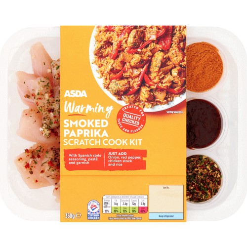 ASDA Warming Smoked Paprika Chicken Scratch Cook Kit (350g) Compare Prices & Where To Buy