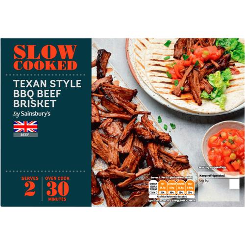 Sainsbury's Slow Cooked British Beef Brisket with Texan Style BBQ Sauce