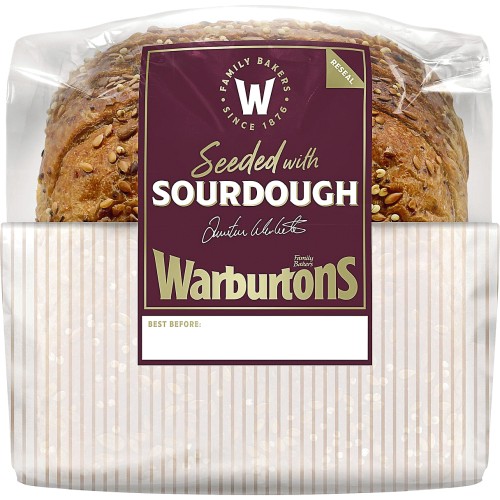 Warburtons Multi Seeded Artisan Sourdough Bread (540g) Compare Prices