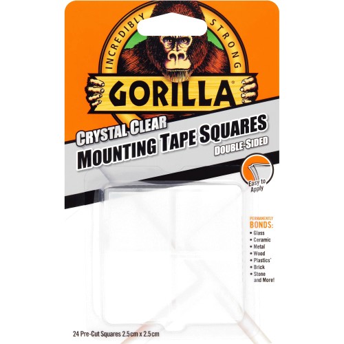 Gorilla Heavy Duty Mounting Tape Clear 1.5m