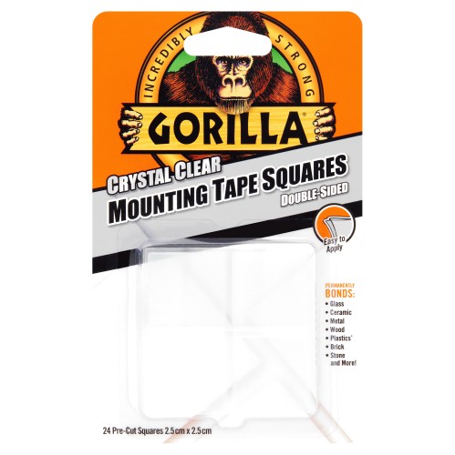 Gorilla Heavy Duty Mounting Tape Clear 1.5m