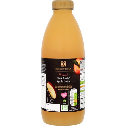Coop Irresistible Pressed Pink Lady Apple Juice (1 Litre) Compare