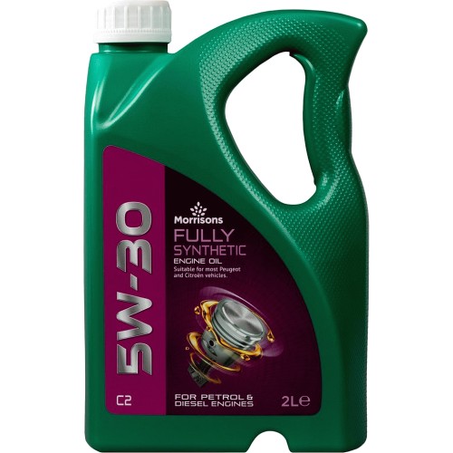 Morrisons 5w30 C2 Fully Synthetic Psa Oil (2 Litre) Compare Prices