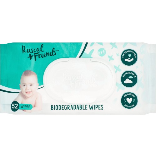 Rascal + Friends Size 3 Cocomelon Nappies 42 Pack + Baby Wipes 