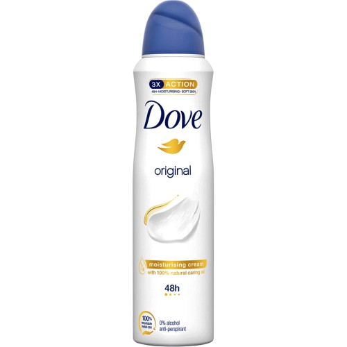 Dove Antiperspirant Deodorant Aerosol Original (150ml) Compare Prices
