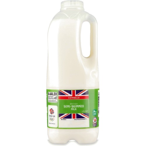 Fresh British Semi-skimmed Milk